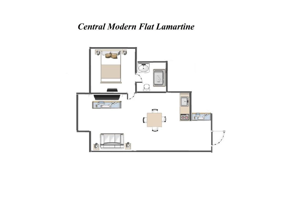 Central Modern Flat Lamartine Nice Dış mekan fotoğraf